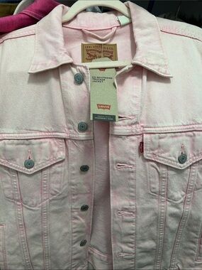 Levi's Light Pink Denim Trucker Jacket